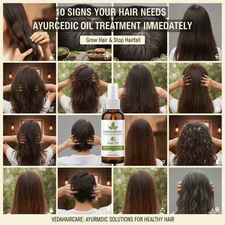 10 Signs Your Hair Needs Ayurvedic Oil Treatment Immediately