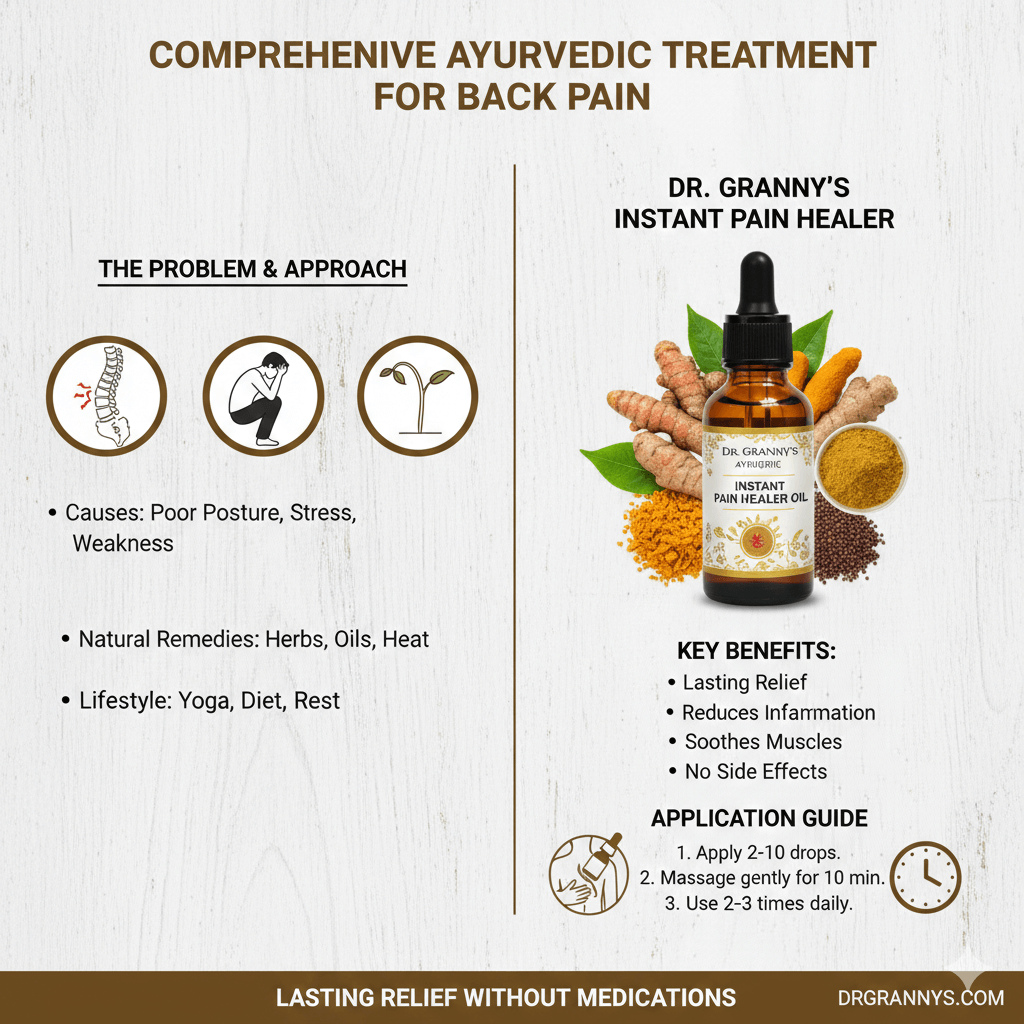 Back Pain Treatment - Ayurvedic Approach for Lasting Relief