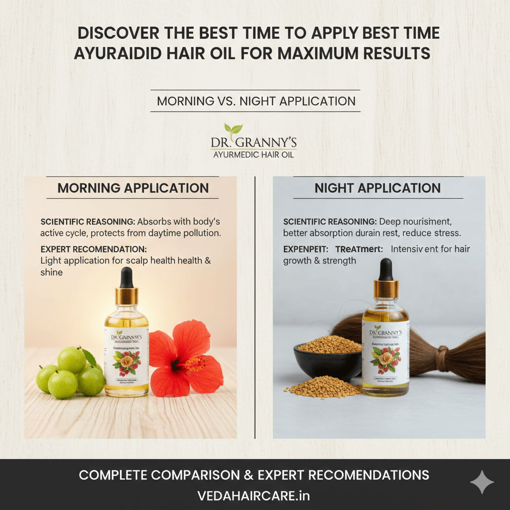 Best Time to Apply Hair Oil - Morning vs Night Complete Guide