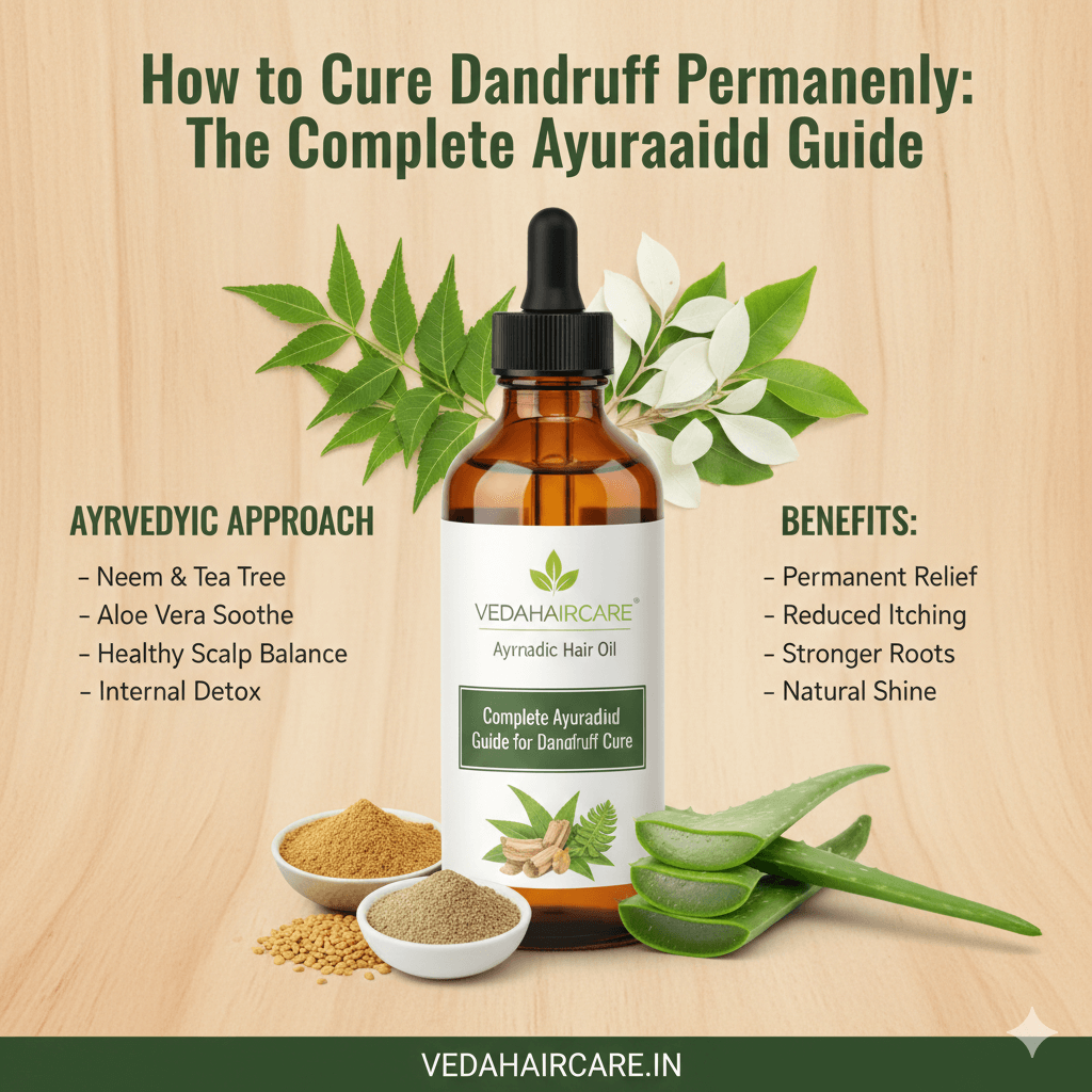 How to Cure Dandruff Permanently: The Complete Ayurvedic Guide