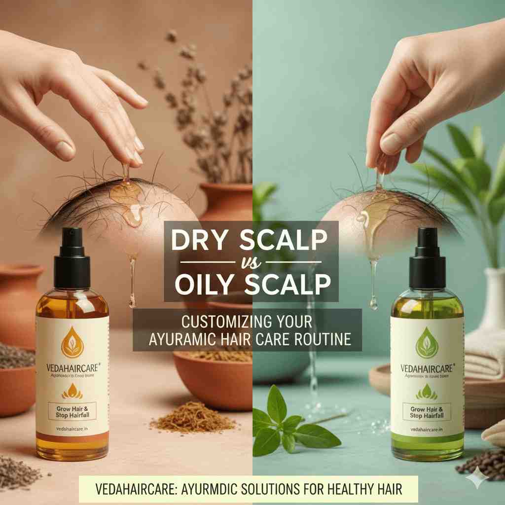 Dry Scalp vs Oily Scalp: Customizing Your Ayurvedic Hair Care Routine