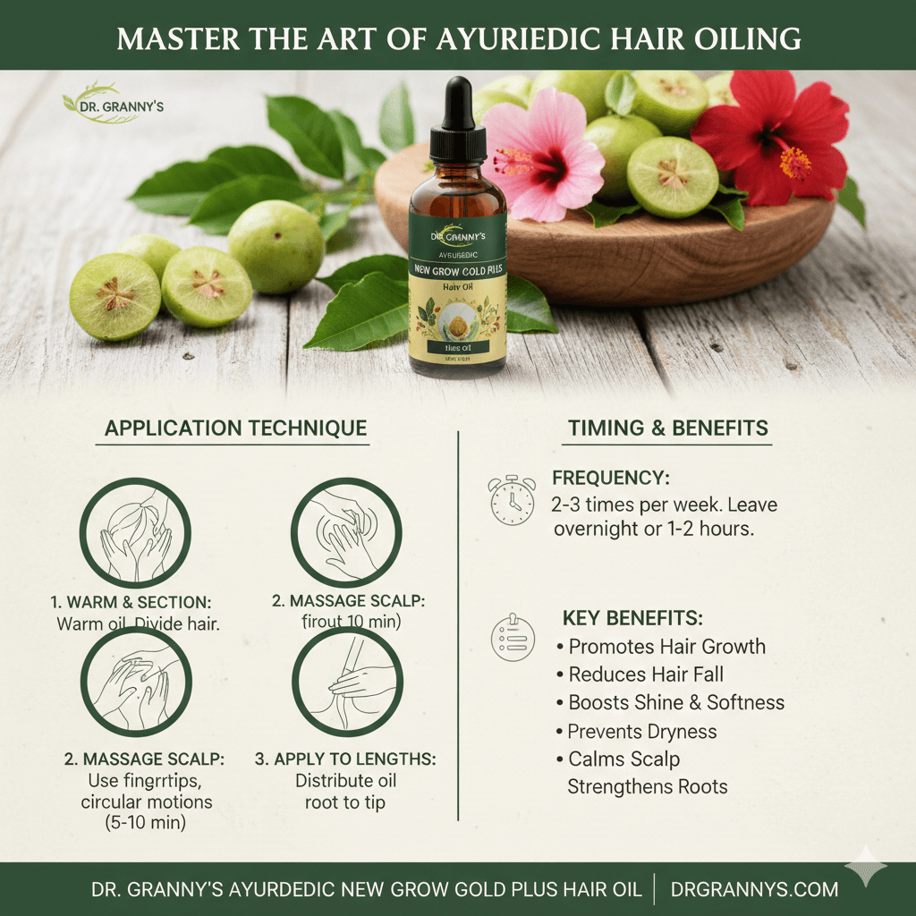 How to Apply Ayurvedic Oil for Maximum Results - Complete Technique Guide