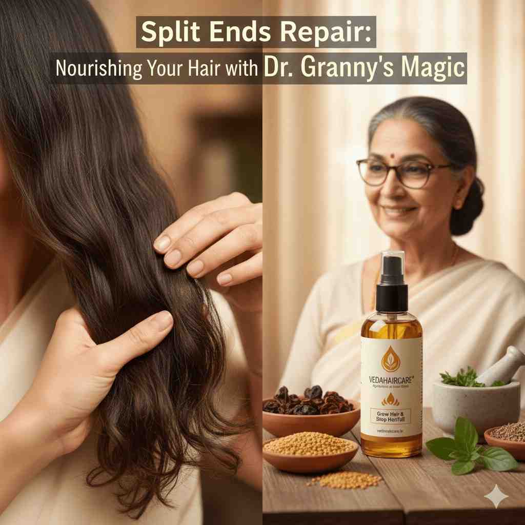 Split Ends Repair: Nourishing Your Hair with Dr. Granny's Magic
